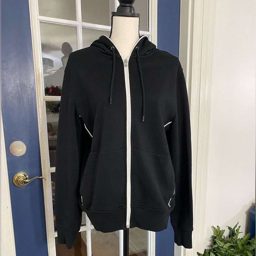 Michael Kors hooded zip front jacket Size Medium